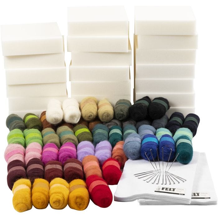 Creatief Leren Kit, beige, 1 set