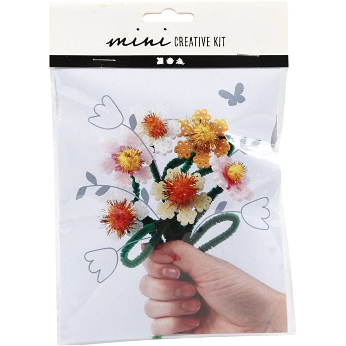 Mini Hobbyset, bloemen, 1 doos