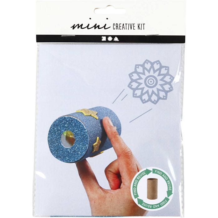 Creative mini kit, Toiletrol kaleidoscoop, 1 doos