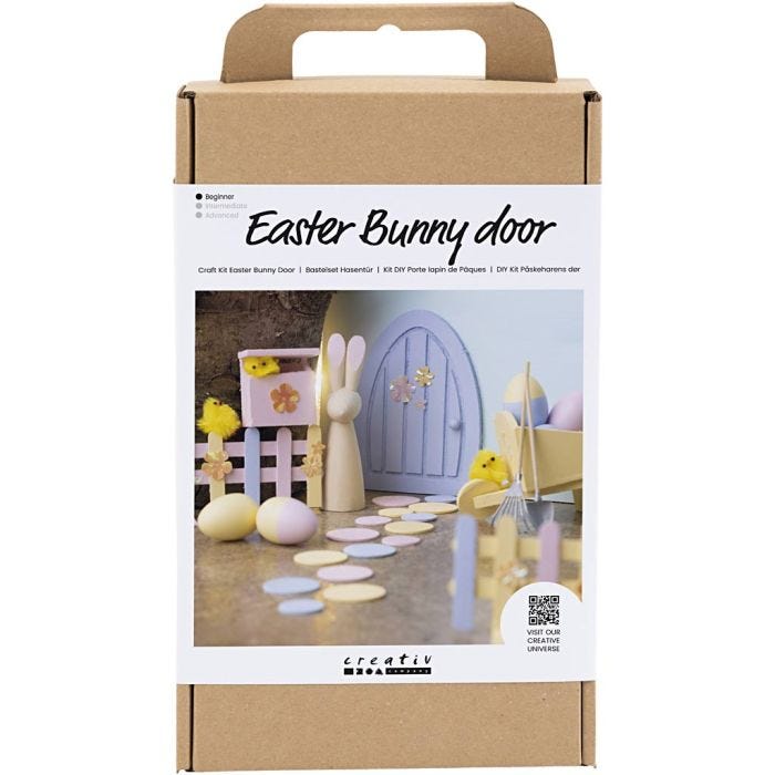 Hobbyset Paashaasdeurset, pastelkleuren, 1 doos