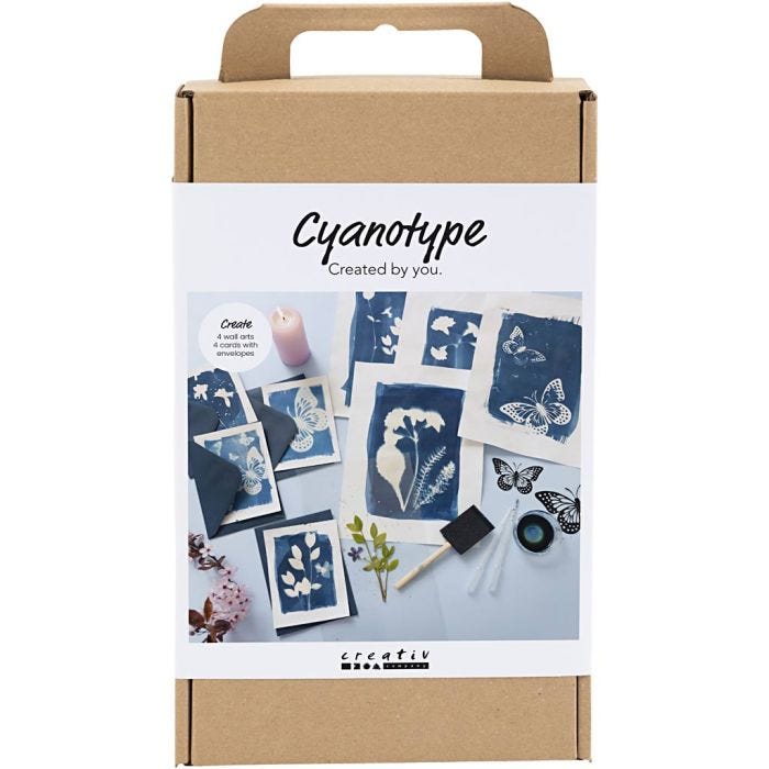 Hobbyset Cyanotypie, blauw, 1 doos