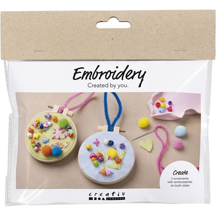 Mini Hobbyset Borduurwerk, Fantasie, 1 doos
