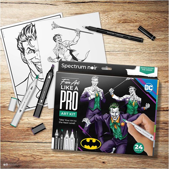 Hobbyset Illustratie, helden en schurken: Joker, diverse kleuren, 1 doos