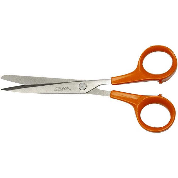 Fiskars Klassieke Universele Schaar, L: 17 cm, 1 stuk