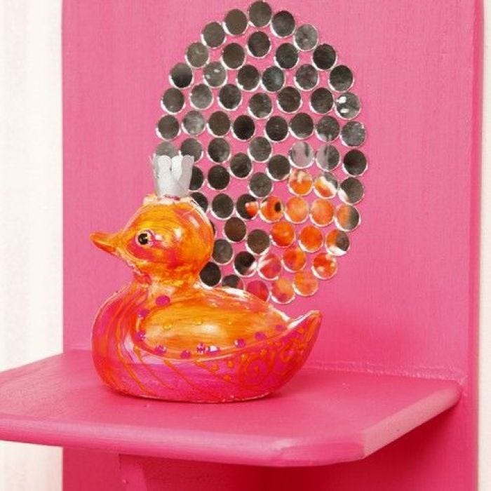 Gedecoreerde houten plank