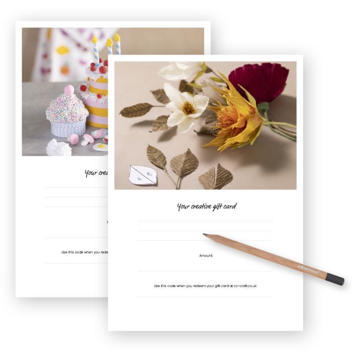 Creatieve cadeaukaart
