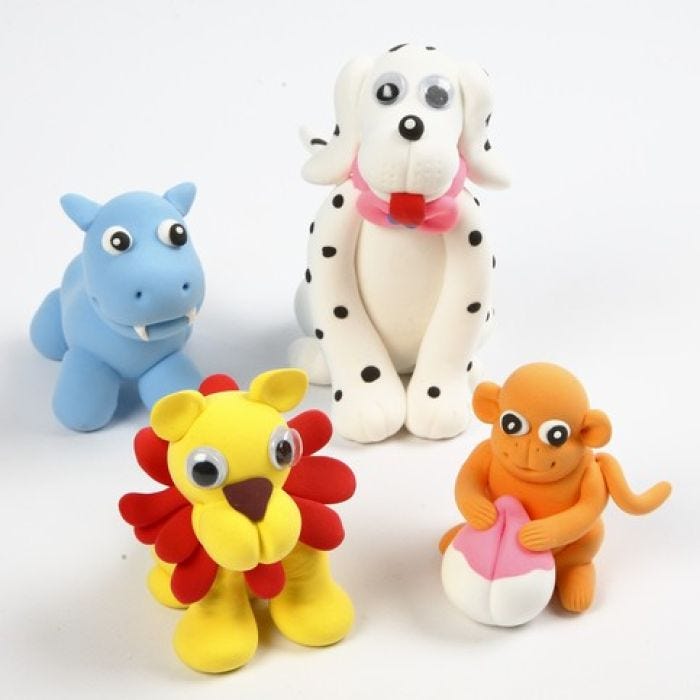 Silk clay dieren