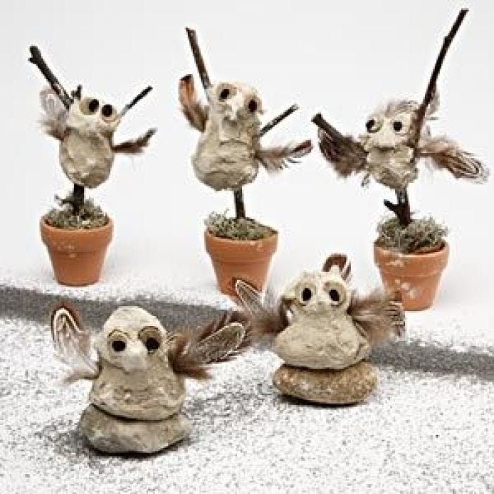 Papier-maché figuren