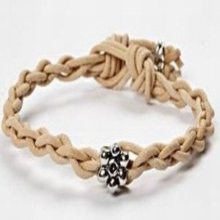 Armband met een leren koord
