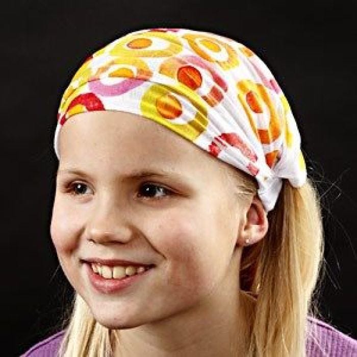 Bandana haarbanden met stempelafdrukken