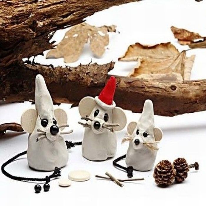 Muizen in kerstsferen