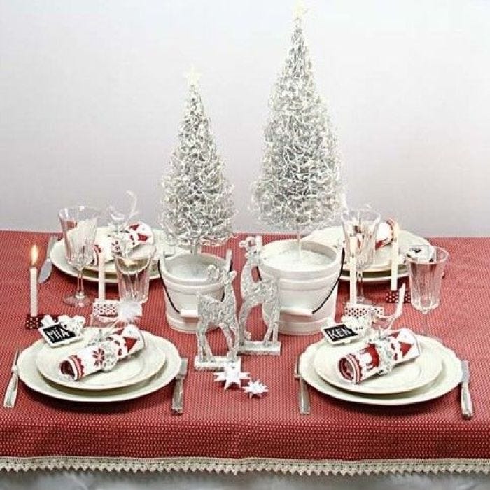 Een prachtige kersttafel