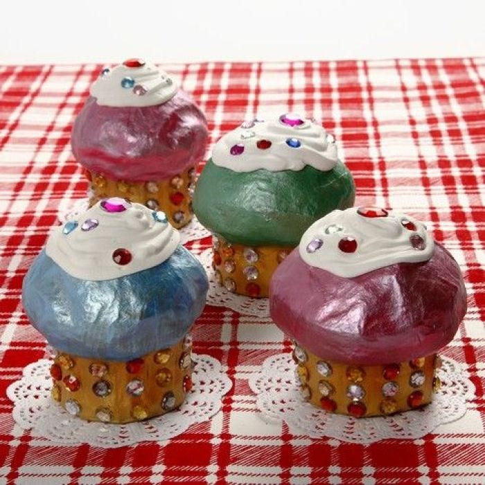 Cup Cakes met strasstenen
