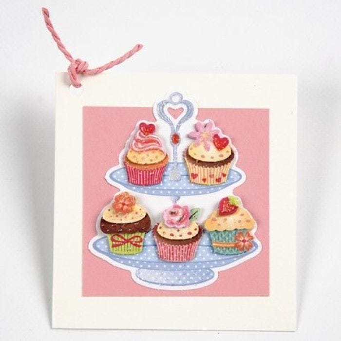 3D Cup Cake standaard