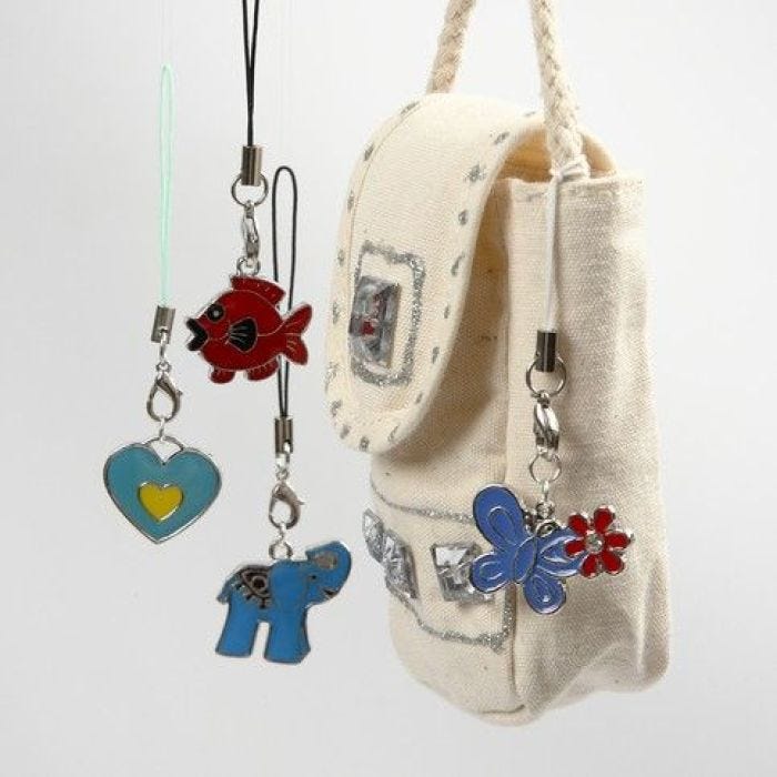 Decoratieve telefoonhangers met bedels