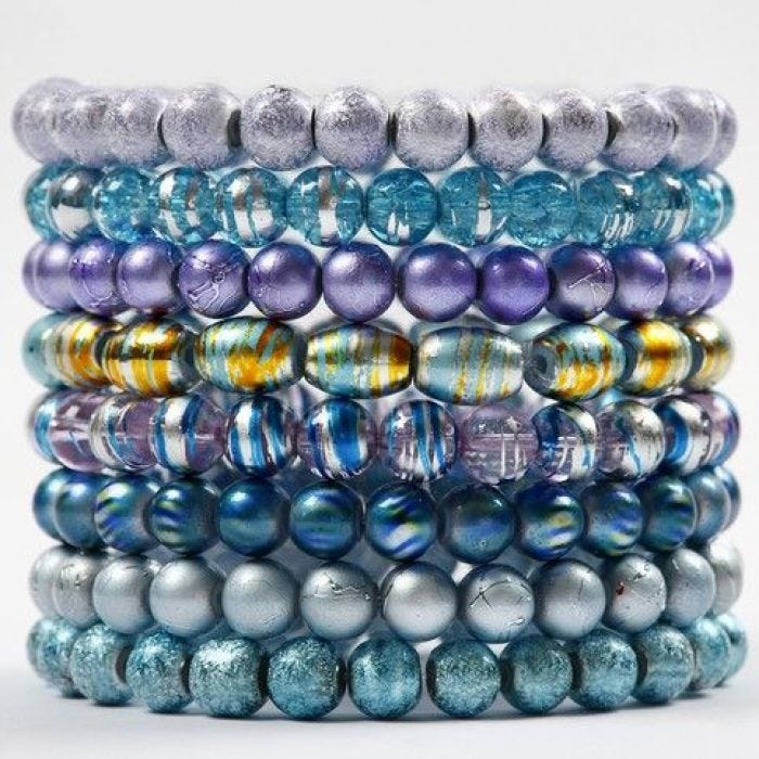 Armbanden met Fashion Mix glaskralen