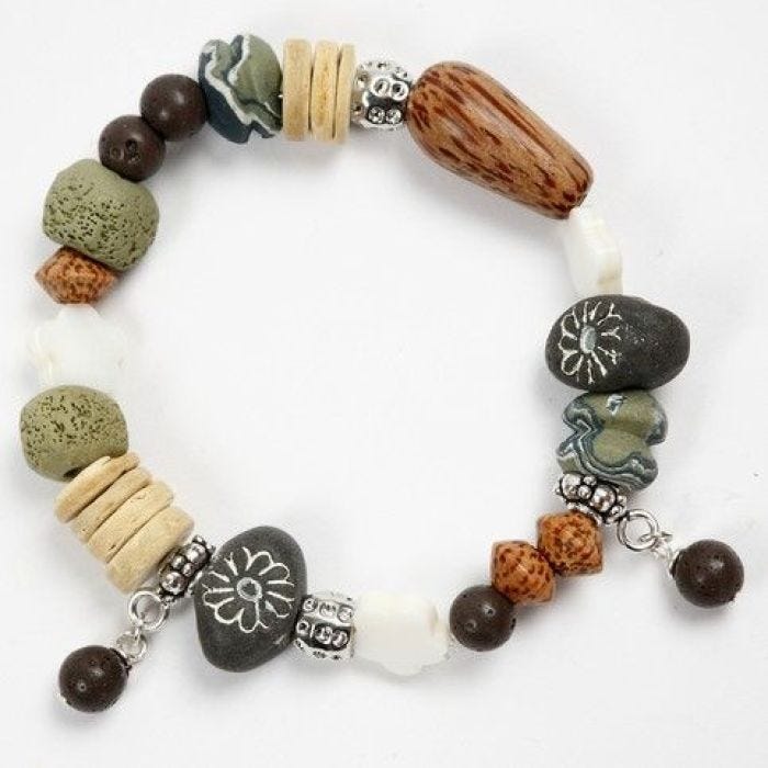 Mix natuurlijke armbanden