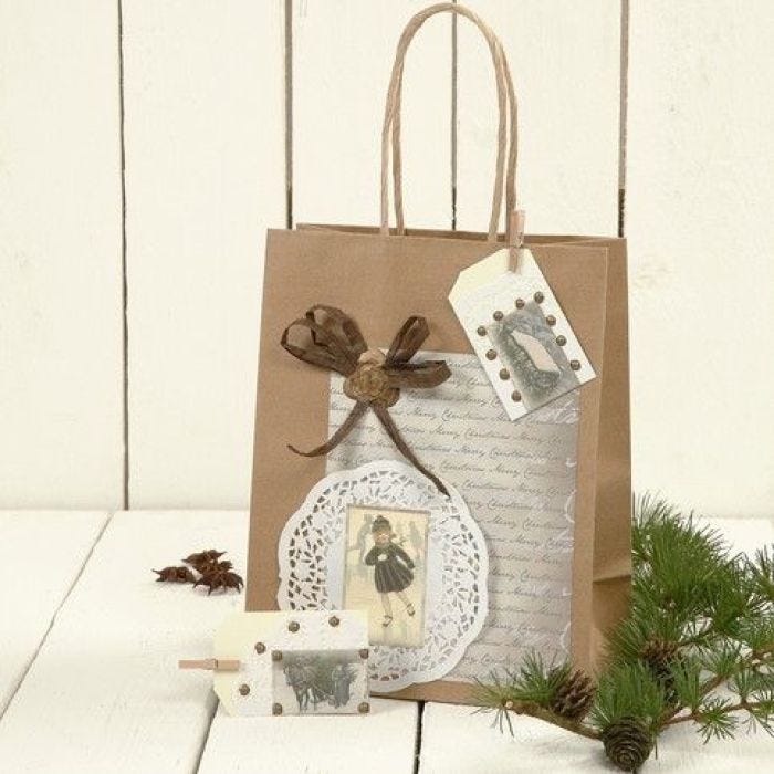Cadeautas met decoratie