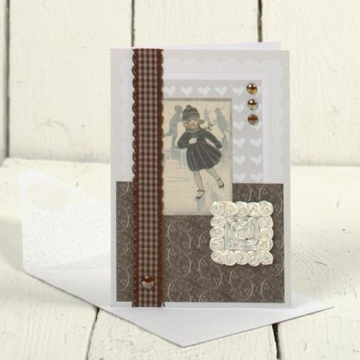Een Vivi Gade Design Vintage Wenskaart