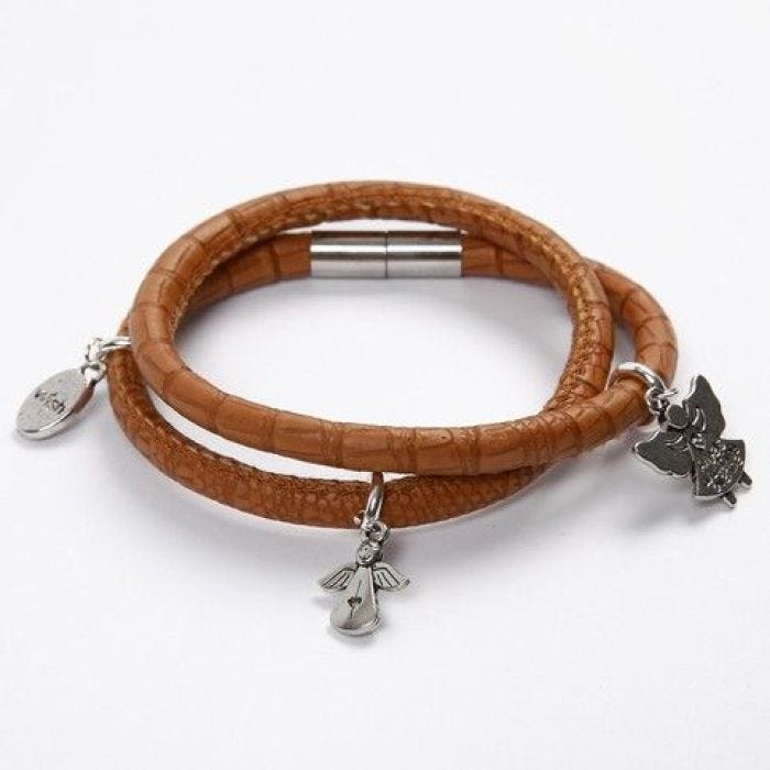 Een Armband van Krokodillenkoord