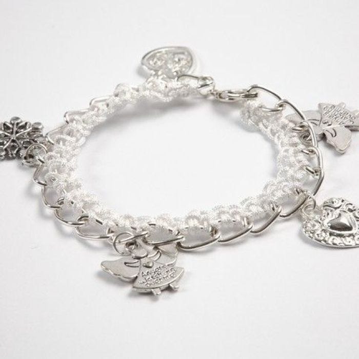 Armband met gehaakte rand