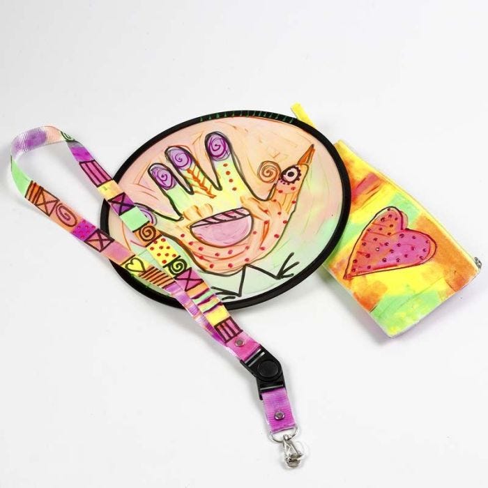 Textielen decoraties met 3D Liner