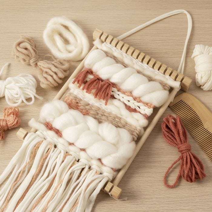 Starter Hobbyset: leer weven op een weefgetouw