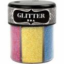 Glitter, diverse kleuren, 6x13 gr/ 1 Doosje
