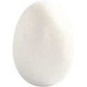 Eieren, H: 4,8 cm, wit, 10 stuk/ 1 doos