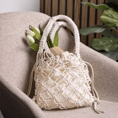 Macramé tas