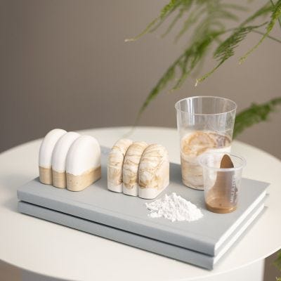 Sculptuur gevormd met hars 