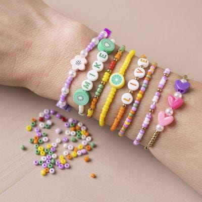 Armband met rocailles