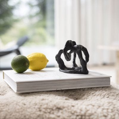 Sculptuur gemaakt van zelfhardende klei