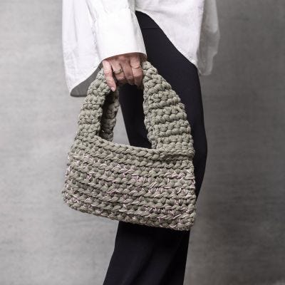 Stoere gehaakte tas