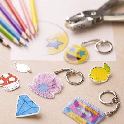 Accessoires van vellen krimpfolie