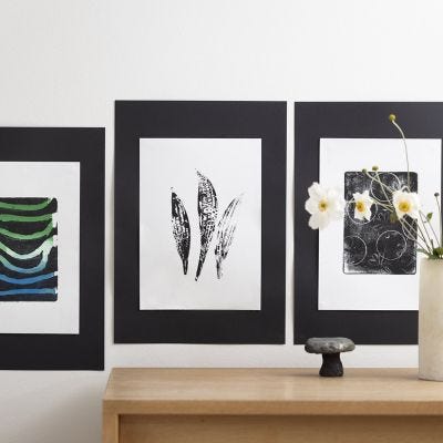 Leer hoe u kunstposters maakt met een gel-drukplaat
