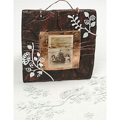 Decoratie met metaalband