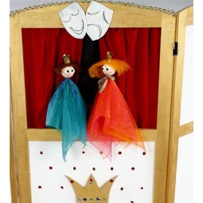 Maak een speelgoedtheater