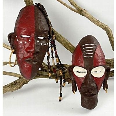 Afrikaanse tribal maskers