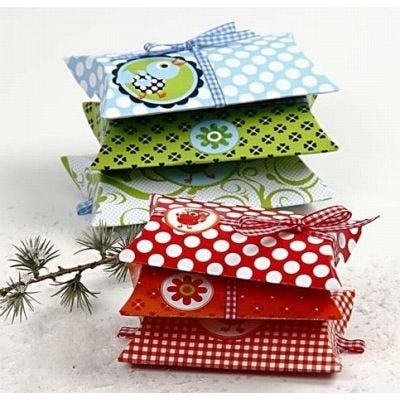 Cadeaudoosjes met Vivi Gade papier