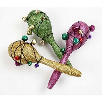 Sambaballen met glitter