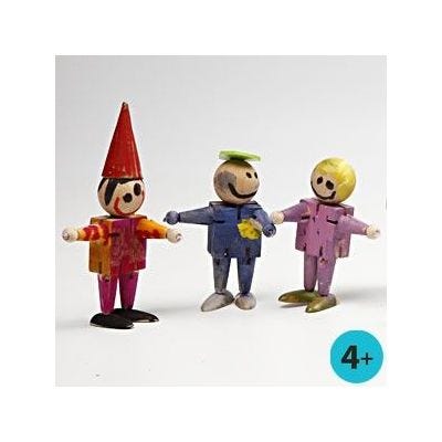 Elastische figuren van hout
