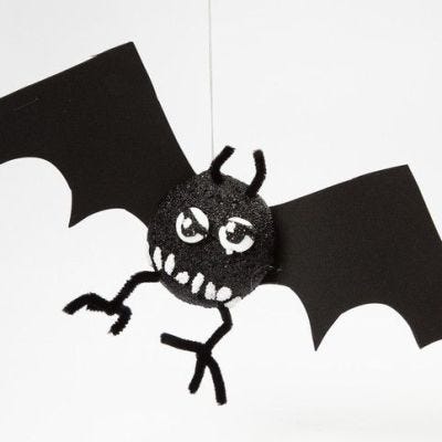 Styropor vleermuis