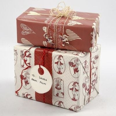 Geschenkverpakking van Vivi Gade Design Papier (Copenhagen-Serie)
