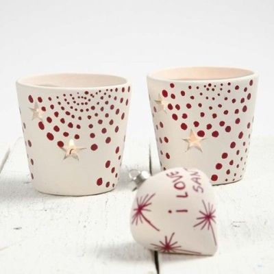 Terracotta met een rode