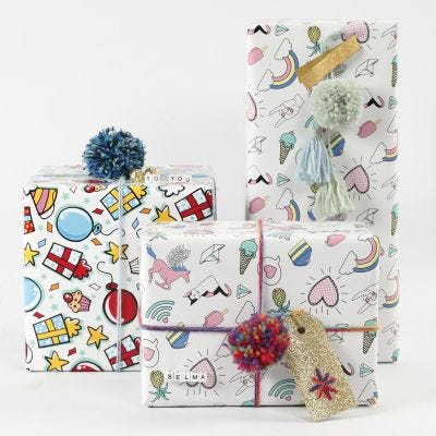 Inpakken met cadeaupapier