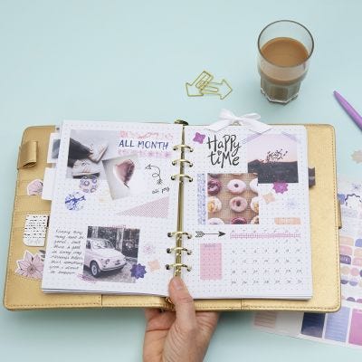 Maandoverzicht voor Bullet journal en planner