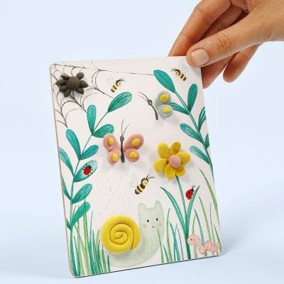 Natuur aan de muur van Silk Clay