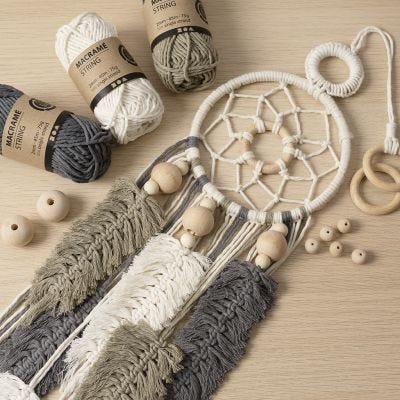 Starter Hobbyset: leer macramé knopen