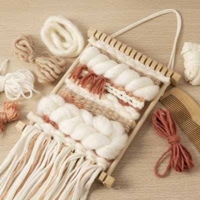 Starter Hobbyset: leer weven op een weefgetouw